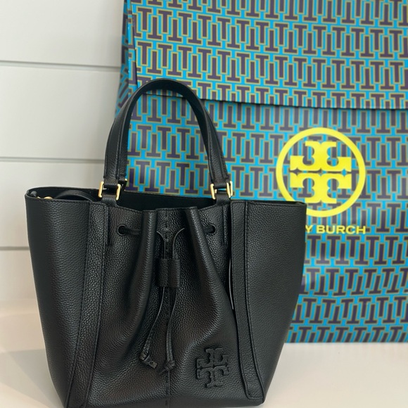Tory Burch McGraw Drawstring Bucket Bag